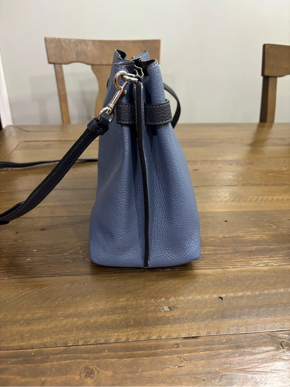 Coach Hanna Pebble Leather Shoulder Bag